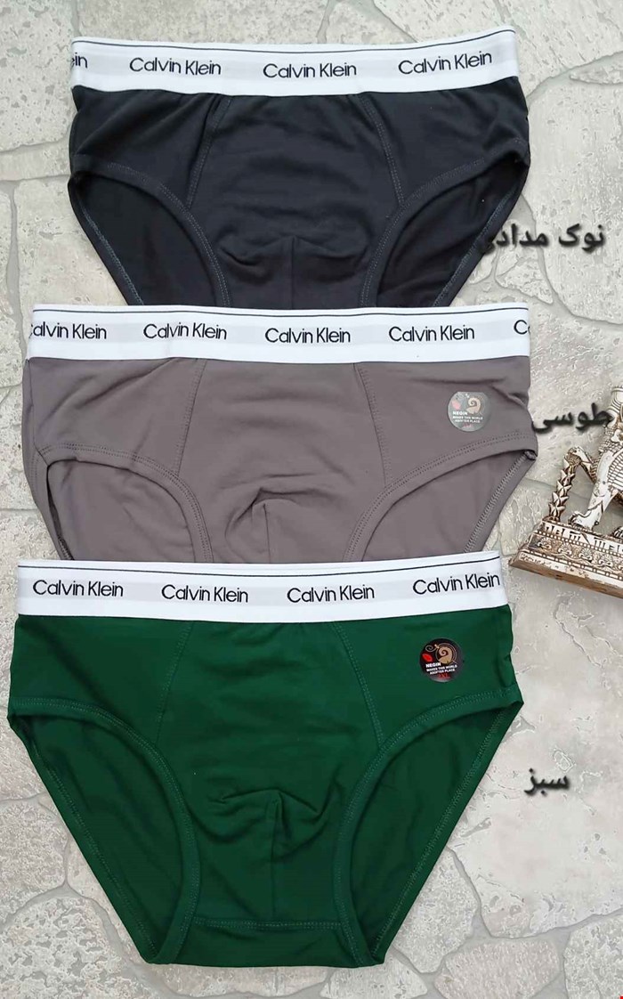 شورت مردانه اسلیپ نخ پنبه اعلا با کش کلوین کلین